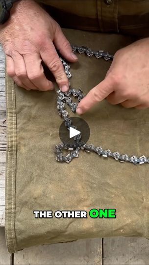 36K views · 304 reactions | Easy Chainsaw Blade Untangling 🧰✨ #chainsaw #blade #untangle #tools #chainsaws | Nature Reliance School Chain Saw Chain Art, Saw Sharpening, Chain Art, Chain Saw, Chainsaw, Garage, Tools, Chain, Art