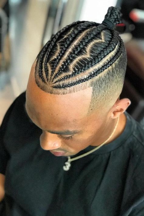 #ManBraid Alert: An Easy Guide to Braids For Men Man Braid, Braids With Fade, Braids For Men, Braid Styles For Men, Boy Braids Hairstyles, Tan Skin Blonde Hair, Men Braids, Cornrow Hairstyles For Men, Braids For Boys