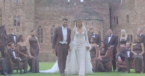 Ciara Shares Footage from Wedding, Daughter's Birth in Music Video | PEOPLE.com Ciara And Russell Wilson Wedding, Ciara Wedding, Ciara Wedding Dress, Ciara Wilson, Ciara And Russell, Ciara And Russell Wilson, Beauty Mark, Wedding Videos, Grammy Awards