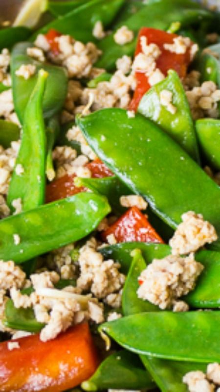 Honey Sriracha Pork and Snow Peas Stir Fry Recipe Stir Fry Snow Peas, Chicken And Snow Pea Stir Fry, Pork And Snow Pea Stir Fry, Pork Snow Pea Stir Fry, Shrimp Snow Pea Stir Fry, Stir Fried Shrimp With Snow Peas And Ginger, Snow Peas, Asian Sauce, Steamed Rice