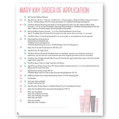 Order of App DI-02 Mary Kay Printables, Mary Kay Facial, Mary Kay Office, Mary Kay Career, Mary Kay Facebook, Mary Kay Timewise Repair, Selling Mary Kay, Timewise Repair, Mary Kay Marketing