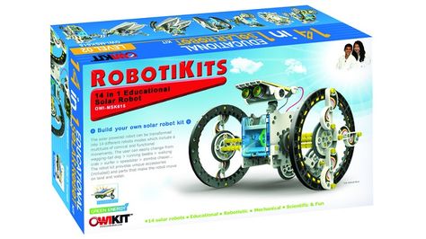 So You Want to Build a Robot: the 14-in-1 Solar Robot Build and Troubleshooting Solar Robot, Build A Robot, Robot Kits, Solar Kit, Grande Section, Science Gifts, Renewable Sources Of Energy, Green Technology, Science Kits