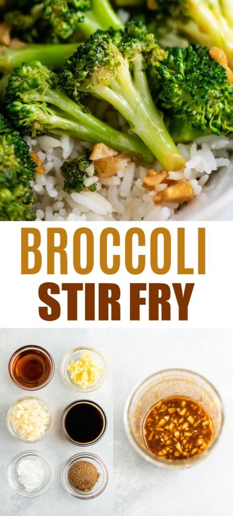 Easy Broccoli Stir Fry, Garlic Stir Fry Sauce, Wok Sauce, Garlic Stir Fry, Broccoli With Garlic Sauce, Homemade Stir Fry Sauce, Stir Fry Sauce Recipe, Recipe With Garlic, Vegetable Stir Fry Recipe