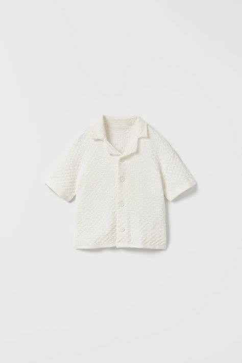 Textured Shirt, Zara Baby, Niece And Nephew, Textured Knit, Knit Shirt, Zara United States, Sporty Style, Online Sales, Waffle Knit