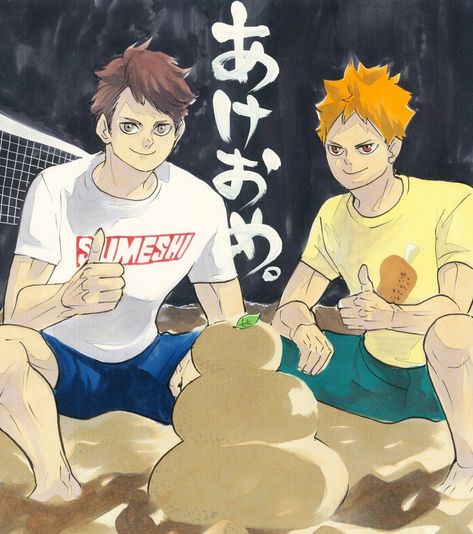 🌺 #ThankYouHaikyuu on Twitter: "The cover for Haikyuu’s 12th light novel has been revealed! It’s Hinata and Oikawa during New Year’s Eve~ This probably means that stories from Hinata’s training in Brazil will be included in the novel.… https://t.co/FDliMqHZ1g" Hinata And Oikawa, Haikyuu 3, Haikyuu Ships, Haikyuu Manga, Haikyuu Characters, Haikyuu Fanart, Amazing Spiderman, Haikyuu Anime, Light Novel