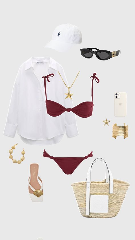 Beach Outfits Polyvore, Dating Rafe Cameron, Pool Outfit, Pool Outfits, Vacation Fits, Outfit Inso, Classic Style Outfits, Beach Fits, Winter Fashion Outfits Casual