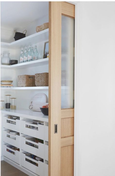 Pantry Storage Organization, Organizer Pantry, Pantry Door Ideas, Pantry Renovation, Pantry Closet Design, Pantry Layout, House Pantry, Pantry Room, Pantry Remodel