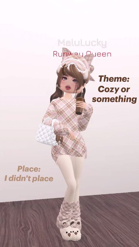 Dress To Impress Cozy Theme, Cozy Dti Outfit, Cozy Dress To Impress Outfit, Dress To Impress Roblox Outfits, Dress Impress, Korean Style Outfits, Fancy Dress Code, Zoe Lee, Imvu Outfits Ideas Cute