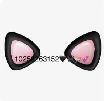 Anime Gothic, Black Cat Drawing, Pelo Cafe, Cute Black Shirts, Roblox Id, Bunny Ears Headband, Emo Aesthetic, Roblox T Shirts, Cat Ears Headband