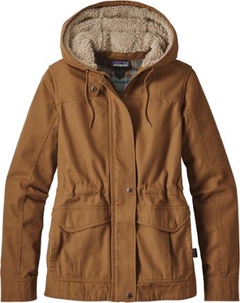 Besides hay, the only constant at a wild mustang sanctuary is tough weather, handled beautifully by the workwear-inspired Patagonia Prairie Dawn jacket for women. Available at REI, 100% Satisfaction Guaranteed. Womens Jackets Casual, Winter Parka, Canvas Jacket, Womens Parka, Patagonia Jacket, Down Parka, Patagonia Womens, Casual Jacket, Autumn Winter Fashion