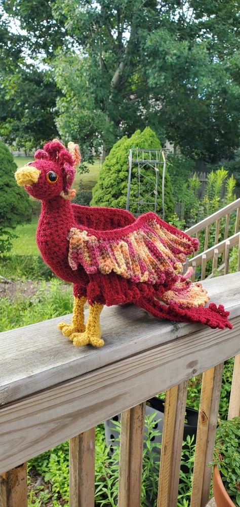 Mystical Creatures, Crochet Projects, Phoenix, Make It, Give It To Me, Yarn, Turn Ons, Crochet, Pattern