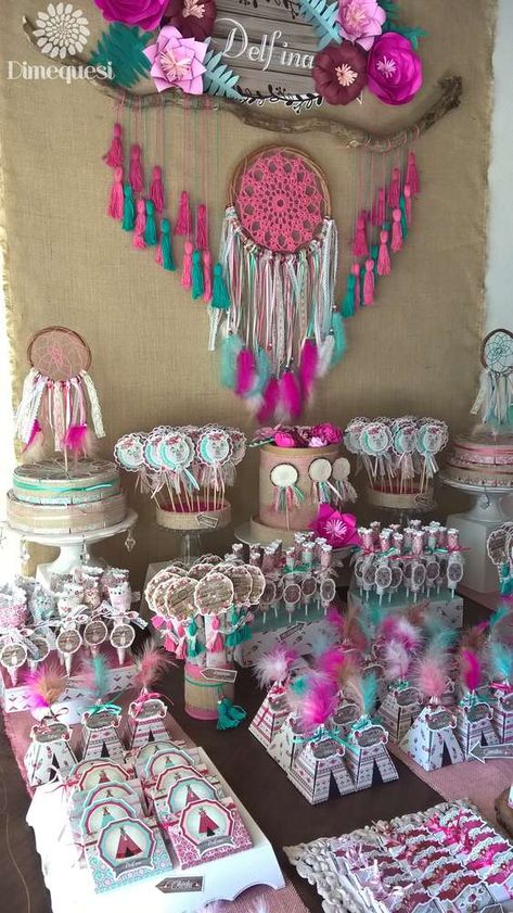 Boho Chic Party, Boho Birthday Party, Trendy Baby Shower Ideas, Quinceanera Party, Boho Birthday, Boho Party, Creation Deco, Boho Baby Shower, Girl Decor