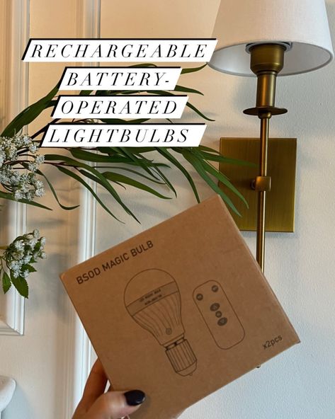 Battery Wall Light Sconces, Rechargeable Light Bulb Hack, Renter Friendly Sconces, Battery Operated Light Bulb, Renter Friendly Lighting, Battery Sconces, Battery Operated Sconces, Rechargeable Light Bulb, Battery Wall Lights