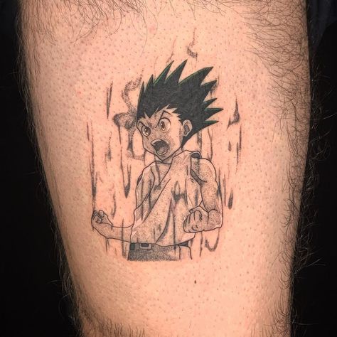 Gon Hxh, Hunter Tattoo, Gon Freecss, Thank Me Later, Hunter Anime, Anime Tattoos, Bleach Anime, First Tattoo, Hunter X Hunter