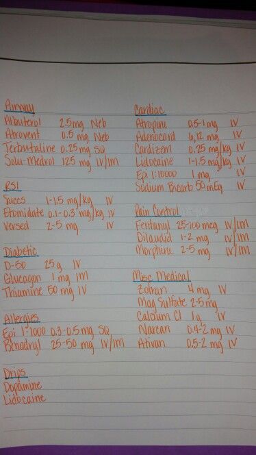 Paramedic quick drug reference. Paramedic Notes Cheat Sheets, Paramedic Study, Paramedic Pharmacology, Pharmacology Paramedic, Paramedic School Notes, Paramedic Study Notes, Paramedic Notes, Paramedic Medications, Paramedic Tips