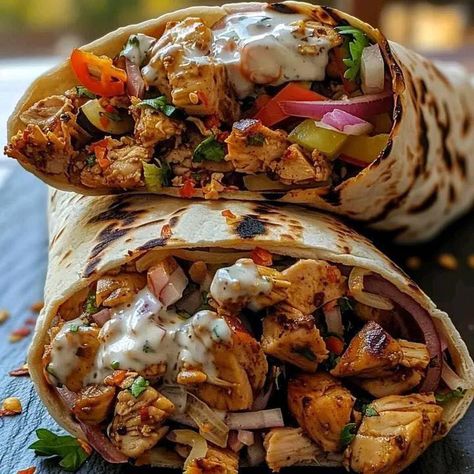 Homemade Chicken Shawarma recipe Peaches Cream Cheese, Chicken Shawarma Recipe, Grilled Chicken Tenders, Shawarma Recipe, Chicken Shawarma, Chicken Spices, Recipes Chicken, Marinated Chicken, Fresh Veggies