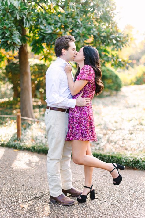 Fall Engagement Session at the Fort Worth Botanic Gardens in Fort Worth, TX Fort Worth Botanical Gardens, Couch Photography, Romantic Photography, Fall Engagement Session, Fort Worth Wedding, Wedding Venues Texas, Surprise Proposal, The Fort, Botanic Gardens