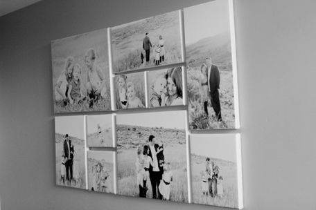 Collage Foto, Collage Mural, Foto Tips, Black And White Canvas, Photo Wall Collage, Canvas Projects, Wall Gallery, Inspiration Wall, Diy Photo