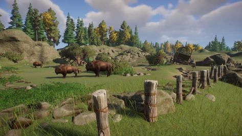 Planet Zoo North America, Planet Zoo Animals, Zoo Education, Zoo Boo, Zoo Inspiration, Zoo Design, Zoo Project, Zoo Architecture, Zoo Ideas