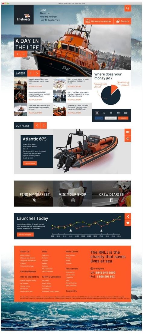 Lifeboats in Web Mise En Page Web, Webdesign Inspiration, Web Ui Design, Web Inspiration, Ui Design Inspiration, Web Layout Design, Web Layout, Pop Design, User Interface Design