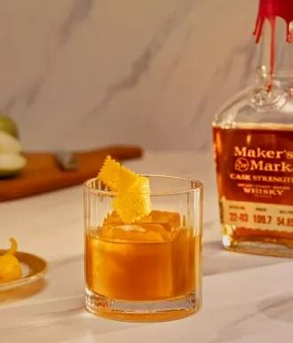 Apple Butter Old Fashioned Cocktail Recipe | Maker's Mark® Angostura Bitters, Maker’s Mark, Old Fashioned Cocktail, Apple Butter, Tasty Recipes, Maker's Mark, Cocktail Recipe, Online Food, Simple Syrup