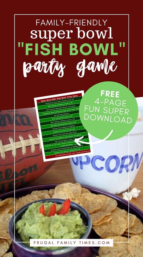 super bowl party game 2022 Gameday Party, Superbowl Party Games, Kids Party Inspiration, Game Questions, Superbowl Game, Family Friendly Games, Football Crafts, Bowl Ideas, Frugal Family