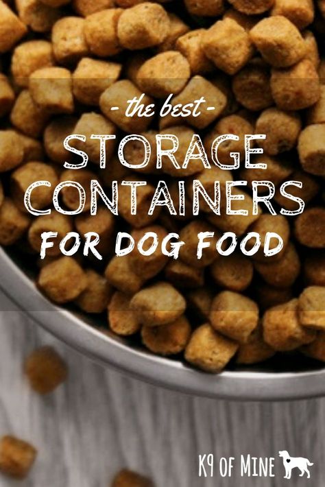 Dog Food Storage Diy, Dog Kibble, Protein Meats, Dog Food Storage Containers, Dog Food Container, Coconut Oil For Dogs, Pet Food Storage, Dog Nutrition, Dog Diet