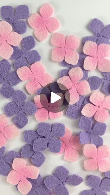 Hydrangea Season, Felt Flowers Patterns, Flowers Creative, Different Meaning, Felt Flowers, Diy Flowers, Flower Crafts, Felt Crafts, Summer Decor