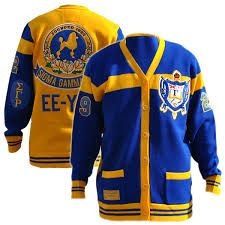 Cardigan Sorority Fashion, Sorority Merchandise, Pretty Poodles, Phi Beta Sigma, Kappa Alpha Psi, Alpha Phi Alpha, Omega Psi Phi, Sigma Gamma Rho, Zeta Phi Beta