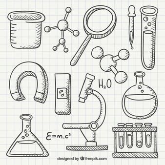 Chemistry Drawing, Ide Jurnal, Science Lab Decorations, About Chemistry, Chemistry Posters, Wedding Illustration Card, Science Drawing, Science Doodles, Chemistry Projects