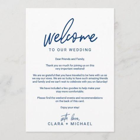 Guest Welcome Bags, Whimsical Calligraphy, Wedding Welcome Letter, Wedding Welcome Letters, Wedding Program Design, Hotel Welcome Bags, Destination Wedding Welcome Bag, Welcome Letter, Rustic Elegant Wedding