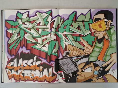 Old school genetics. Old School Graffiti, Old School Graffiti Characters, Old Graffiti, Graffiti Piece With Character, Graffiti School Book, Graffiti Wild Style, Wildstyle Graffiti Piece, Gas Mask Art, Graff Art