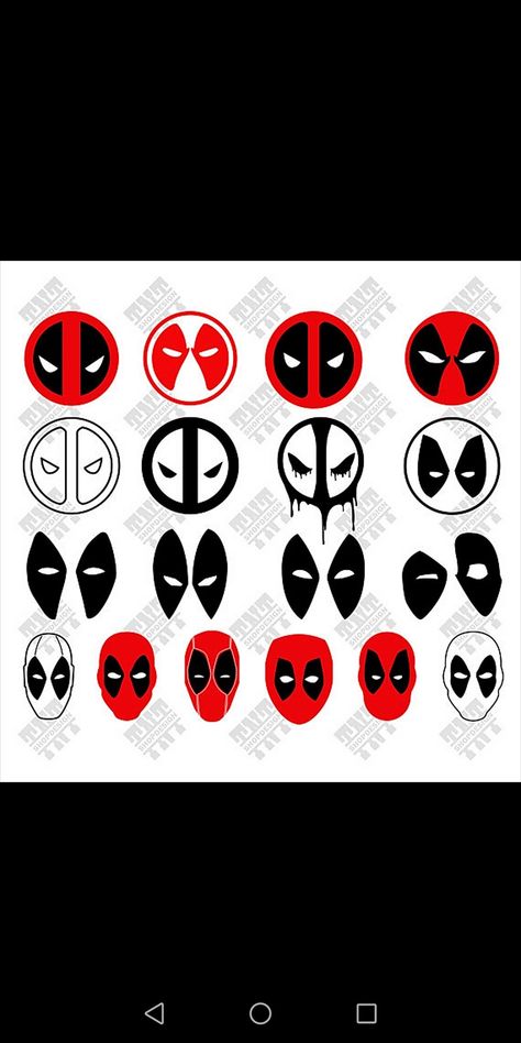 Small Deadpool Tattoo, Deadpool Symbol, Deadpool Cake, Wolverine Tattoo, Deadpool Tattoo, Cute Deadpool, Deadpool Logo, Skull Stencil, Boyfriend Gift Basket