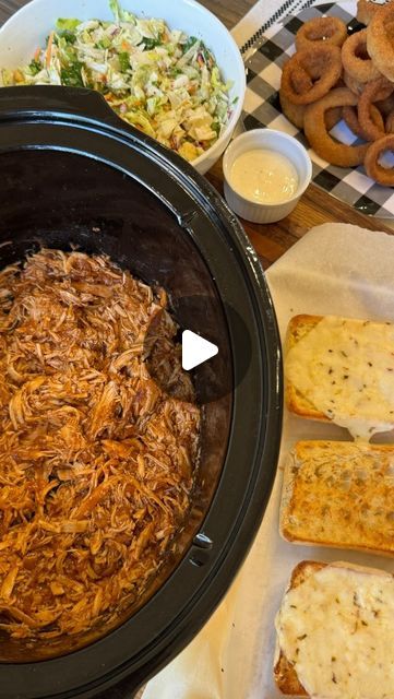 Luke Brown on Instagram: "Crockpot Shredded BBQ Chicken Sandwiches on Ciabatta rolls are so good!   INGREDIENTS 2-4 chicken breasts 1 chopped red onion  1 tsp each of salt, pepper, paprika 1 TBSP ranch dressing seasoning 1 TBSP minced garlic 1 TBSP vinegar BBQ Sauce (I used Buffalo Wild Wing’s Honey BBQ)  Ciabatta rolls  Pepper jack cheese slices  Cooked bacon Ranch dressing   INSTRUCTIONS  Spray a crockpot with cooking spray. Chop a red onion. Add the chicken, onion, minced garlic, vinegar, and all of the seasonings to a crockpot.   Add some BBQ sauce on top. I don’t use exact measurements for this part. I usually just do enough to cover the chicken, but you can really use as much as you’d like.  Cook on low for 4-6 hours. Shred the chicken, stir well, and add a little bit more BBQ sauce Chopped Bbq Chicken, Crockpot Bbq Chicken Breast, Shredded Bbq Chicken Sandwiches, Crockpot Shredded Bbq Chicken, Garlic Vinegar, Bbq Chicken Sandwiches, Vinegar Bbq Sauce, Ciabatta Rolls, Bbq Sandwiches