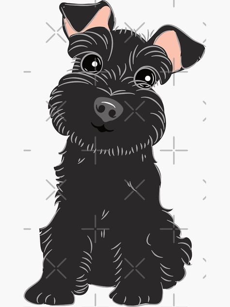 Decorate laptops, Hydro Flasks, cars and more with removable kiss-cut, vinyl decal stickers. Glossy, matte, and transparent options in various sizes. Super durable and water-resistant. A Love Black Miniature Schnauzer design for Schnauzer owners! Black Miniature Schnauzer, Black Schnauzer, Schnauzer Dogs, Love Black, Miniature Schnauzer, Dog Illustration, Halloween Wallpaper, Painting For Kids, Rock Painting