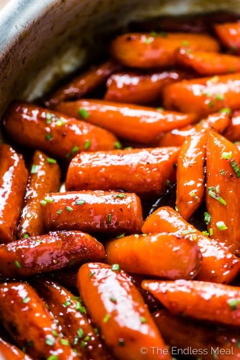 Honey Carrots, Vegetable Side Dishes Healthy, Candied Carrots, Spicy Carrots, Honey Roasted Carrots, Vegetable Side Dish, Vegetable Side Dishes Recipes, Healthy Vegetable, Spicy Honey