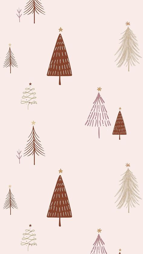 Boho Christmas Wallpaper, Mobile Wallpaper Black, Trees Doodle, Christmas Tree Wallpaper Iphone, Iphone Wallpaper Christmas, Christmas Phone Backgrounds, Christmas Mobile, Christmas Wallpaper Iphone Cute, Holiday Iphone Wallpaper