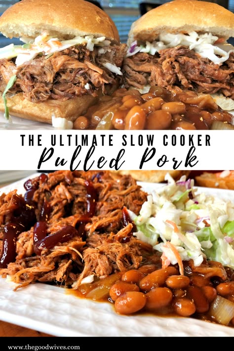 Crock Pot Pulled Pork Recipe Sweet Baby Rays Crockpot Pulled Pork, Crockpot Pulled Pork Bbq Sweet Baby Ray, Pulled Pork Shoulder Crock Pot, Porkbutt Crockpot Recipes, Pulled Pork Crock Pot Recipes Slow Cooker, Pork Butts In The Crock Pot Easy, Sweet Baby Rays Pulled Pork, Easy Pulled Pork Crock Pot Recipes, Pulled Pork Crockpot Recipes