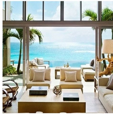 Beach House Luxury Caribbean Resorts, Design Interior Modern, Caribbean Luxury, Caribbean Resort, Real Estat, Dream Beach Houses, Dream Beach, Pool Design, Hotel Style