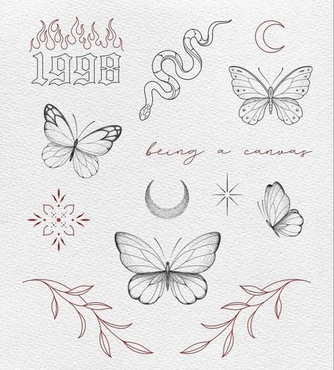 Flash Art Tattoo Simple, Sticker Sleeve Tattoos For Women, Sticker Sleeve Tattoo, Sticker Sleeve, Tato Minimal, Basic Tattoos, Would You, Small Pretty Tattoos, Tato Lengan