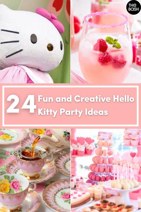 These ideas are purrrfect! 🐱 Throw an unforgettable Hello Kitty inspired celebration by clicking here! 🎉 #thebash #HelloKitty #HelloKittyparty #HelloKittyChristmaswallpaper #ChristmasHelloKitty #christmaspartytheme #hellokittypartytheme #themedparty #kidsparty #kidshellokittyparty #kimkparty #kimkardashianparty #hellokittypartyideas #hellokittythemeideas #themedhellokittyparty #hellokittydecorations #hellokittycake #hellokittygirlsparty #girlyparty #pinkparty #hellokittypink Hello Kitty 40th Birthday, Hello Kitty 18th Birthday Party, Hello Kitty Fruit Platter, Hello Kitty Snack Table, Hello Kitty Birthday Food Ideas, Hello Kitty Spa Party Birthday, Hello Kitty Party Snacks, Hello Kitty Party Food Ideas, Hello Kitty Birthday Party Games