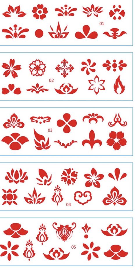 Slavic Flowers, Japanese Flower Drawing, Chinese Flower Pattern, Chinese Pattern Design, Abstract Mosaic Art, Chinese Motifs, Fashion Show Themes, Chinese Ornament, Chinese Flowers