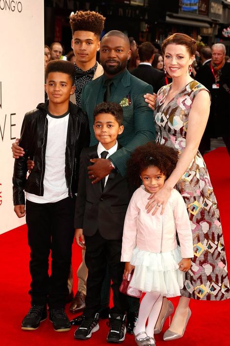 David Oyelowo and His Beautiful Family Take Over the Red Carpet Interracial Celebrity Couples, Black Hippie, David Oyelowo, Mixed Families, Cute Family Photos, Interracial Family, Interacial Couples, Mixed Couples, Eartha Kitt