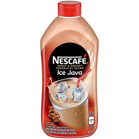 NESCAFÉ Sweet & Creamy Ice Java, 470ml Bottle Nescafé Nescafe Iced Coffee, Java Recipe, Iced Cappuccino, Peets Coffee, How To Make Ice Coffee, Canada Food, Flavor Ice, Coffee Syrup, Unique Desserts