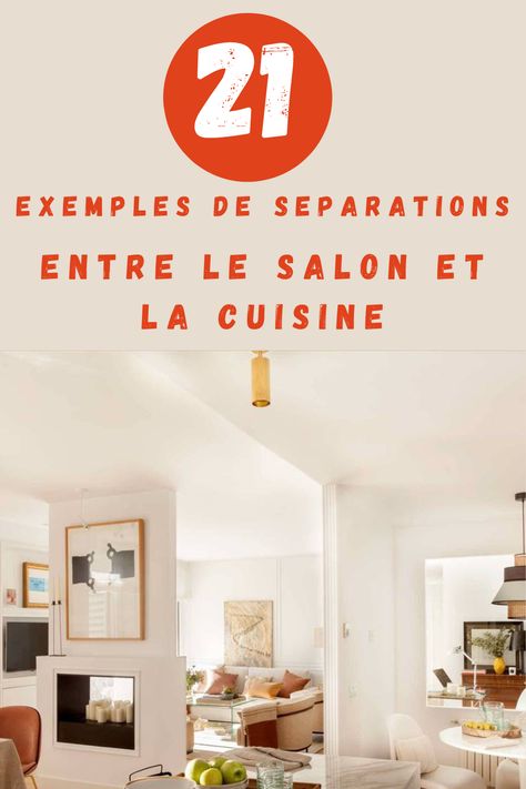 Une idée très esthétique qui définit le style est celle-ci : une paire de portes coulissantes en verre avec un guide visible. De cette façon, vous pouvez ouvrir ou fermer la cuisine à votre guise. C’est très pratique lorsque nous cuisinons et que nous ne voulons pas que les odeurs de cuisson se dispersent dans le salon. Blogging, Sweet Home, Organisation