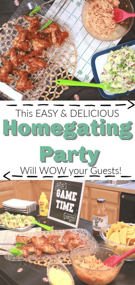 #UltimateHomeGate #Ad #MC www.UltimateHomegate.com  easy and delicious homegating party, how to throw a football party at home, easy recipes for a football party, how to host a simple football party, weber sweepstakes, mccormick sweepstakes, french's potato salad recipe, stubb's wing recipe, easy buffalo chicken nachos At Home Easy Recipes, Homegating Party, French Potato Salad, Buffalo Chicken Nachos, Tailgating Ideas, Wing Recipe, Easy Buffalo Chicken, Football Party Food, Party At Home