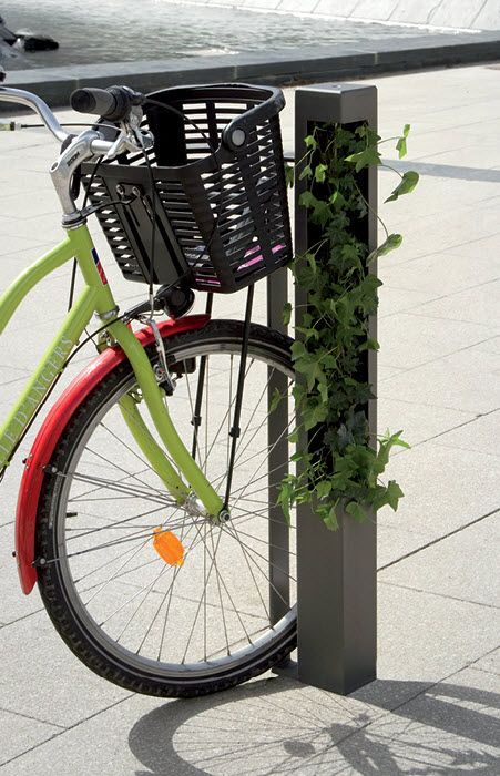 Built-in bike rack / galvanized steel / for public areas HEDERA ATECH Cycle Stand, Public Space Design, Bicycle Parking, Bike Stand, Urban Furniture, Bike Parking, Urban Architecture, Rack Design, Street Furniture