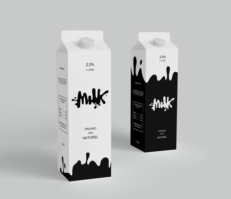 Milk on Behance Milk Design Packaging, Label Minuman, Milk Packaging Design, Design Produk, Milk Design, Milk Cartons, Milk Brands, Milk Packaging, Drinks Packaging Design