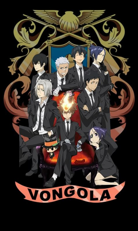 Vongola Family Wallpaper, Katekyo Hitman Reborn Wallpapers, Hitman Reborn Wallpapers, Vongola Family, Reborn Anime, Katekyo Hitman Reborn, Reborn Katekyo Hitman, Hitman Reborn, The Last Airbender