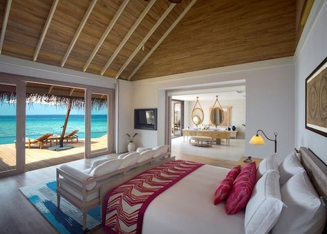 Milaidhoo Island Maldives | Audley Travel Ocean Restaurant, Underwater Restaurant, Maldives Hotel, Water Villa, Maldives Resort, Open Plan Living Room, Luxury Amenities, Villa With Private Pool, Best Water